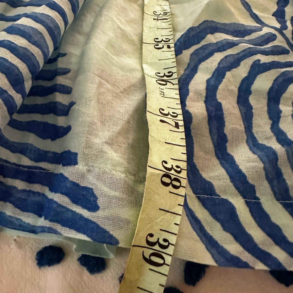 Vineyard Vines Aqua Maxi Skirt with Blue Palm Print - Picture 4 of 4